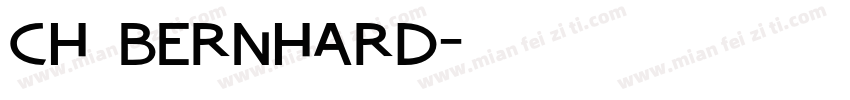 Ch Bernhard字体转换